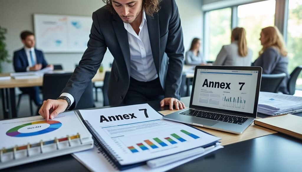 découvrez pourquoi l'annexe 7 est cruciale pour optimiser la gestion de votre entreprise, en facilitant la conformité réglementaire et en améliorant la transparence financière.