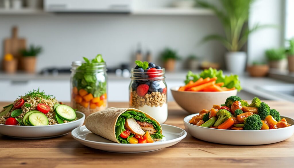 découvrez 5 recettes saines et rapides à préparer pour une pause déjeuner équilibrée et gourmande.