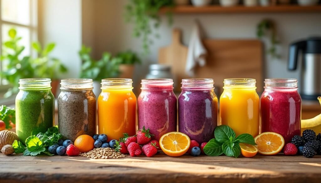 découvrez 7 recettes de smoothies énergétiques parfaits pour bien démarrer votre matinée avec vitalité et goût.