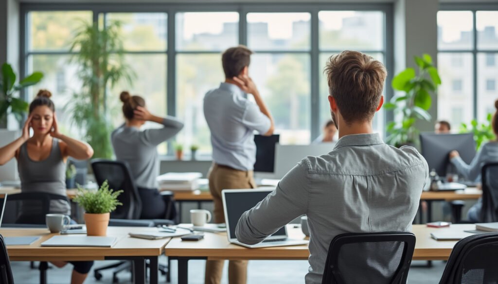 découvrez 5 exercices efficaces pour réduire votre stress au travail et retrouver calme et sérénité au quotidien.